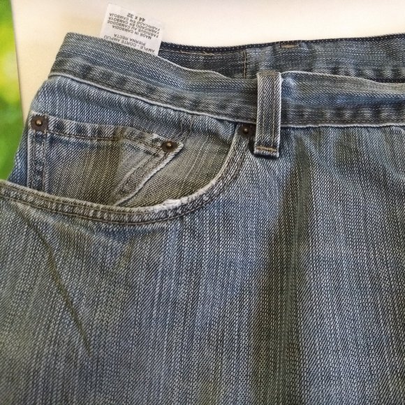 Levi's 569 dark wash loose straight jeans 44 x 32 - Picture 5 of 13